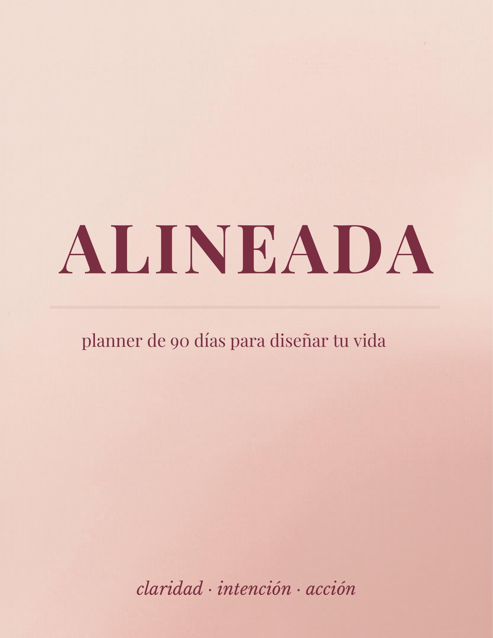 Alineada Planner — Portada